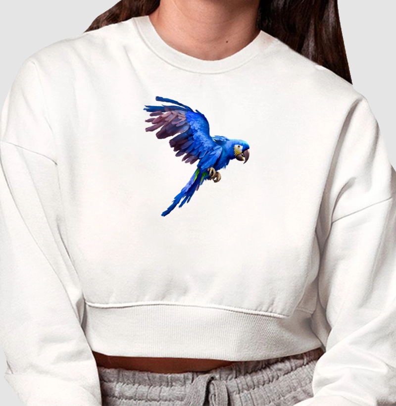 Arara - Moletom Crooped