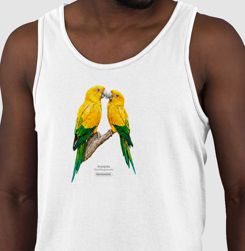 Traços Alados - Ararajuba - Regata