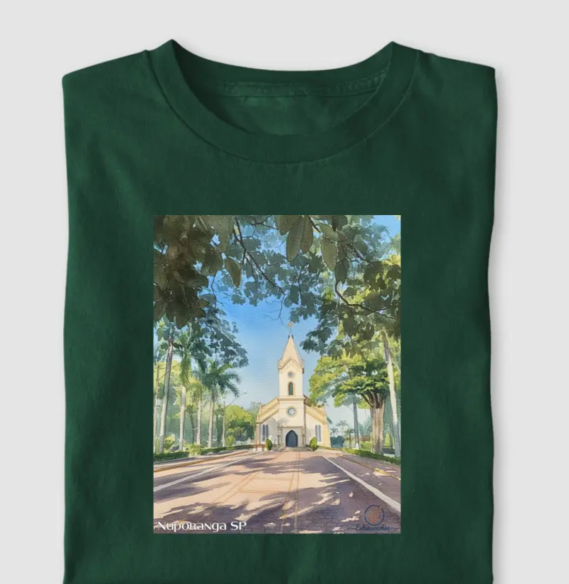 Igreja Matriz Nuporanga SP (aquarela)