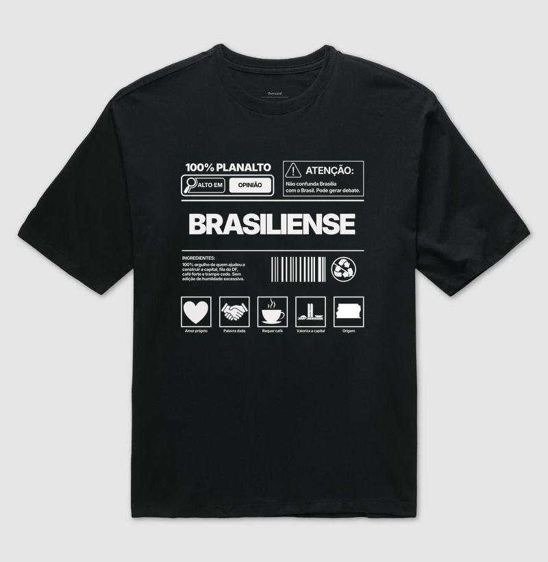 Brasiliense | Essência - Camiseta Oversized