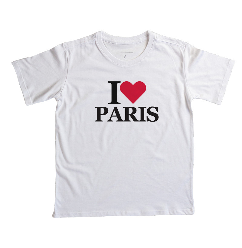 Camiseta Viagem - I Love Paris