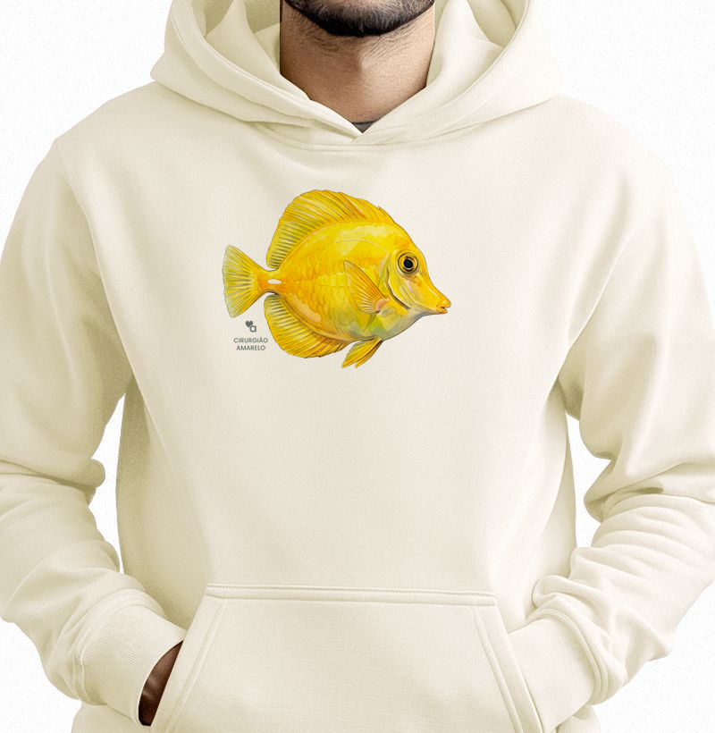 Peixes -  Cirurgião-amarelo - Moletom Hoodie