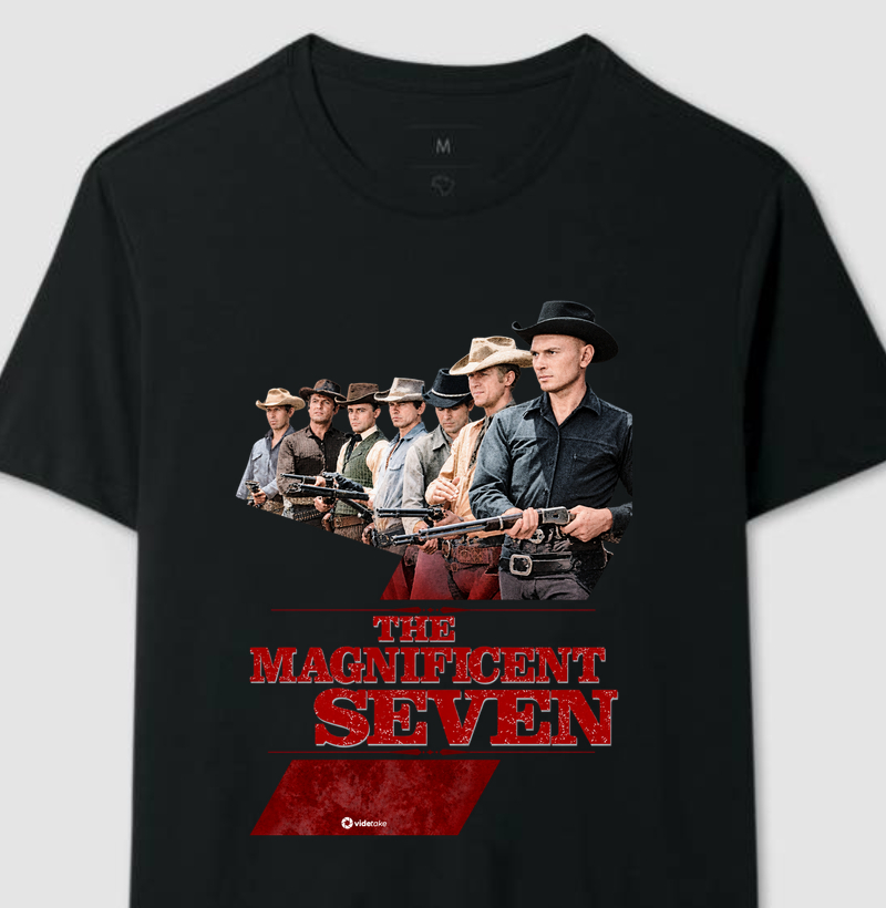 Sete Homens e um Destino – The Magnificent Seven (poster) - Camiseta