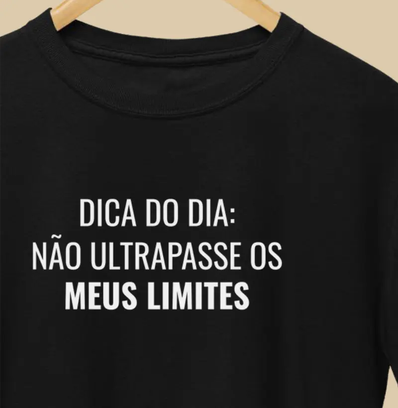Não ultrapasse os meus limites