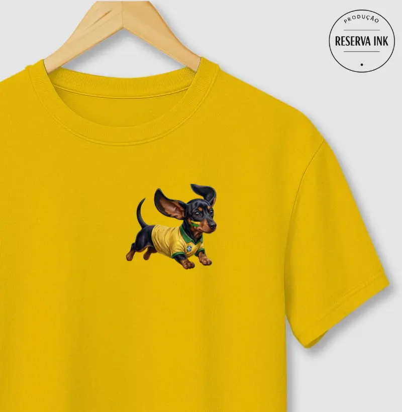 Dachshund Preto - Copa do Mundo