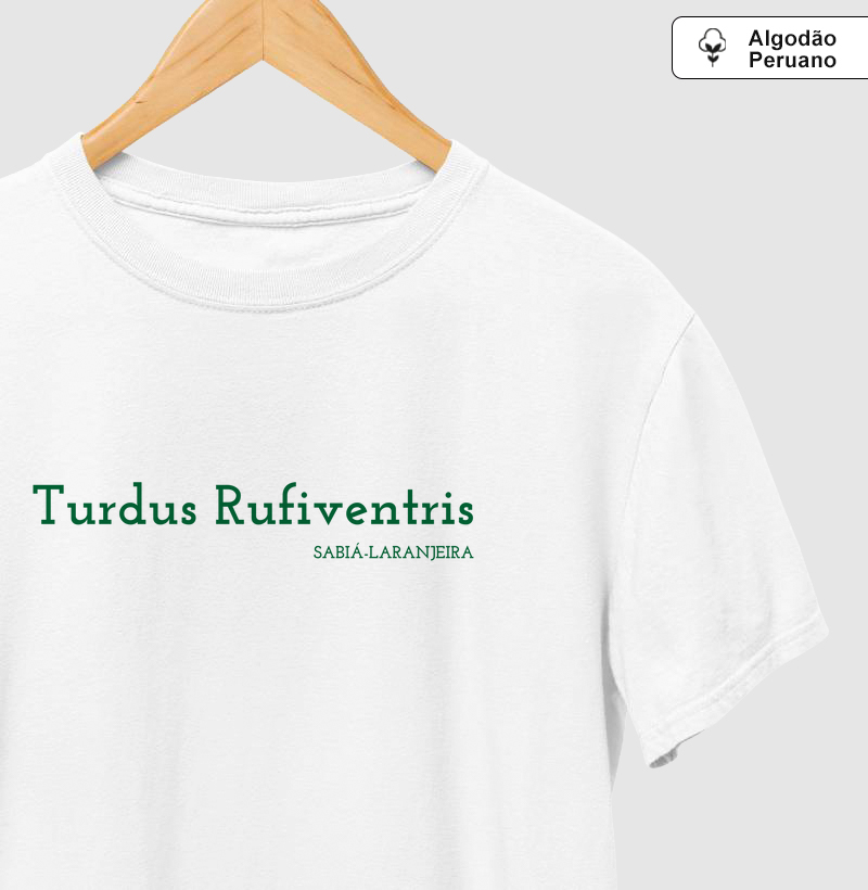 Camiseta Sabiá Sabiá-laranjeira