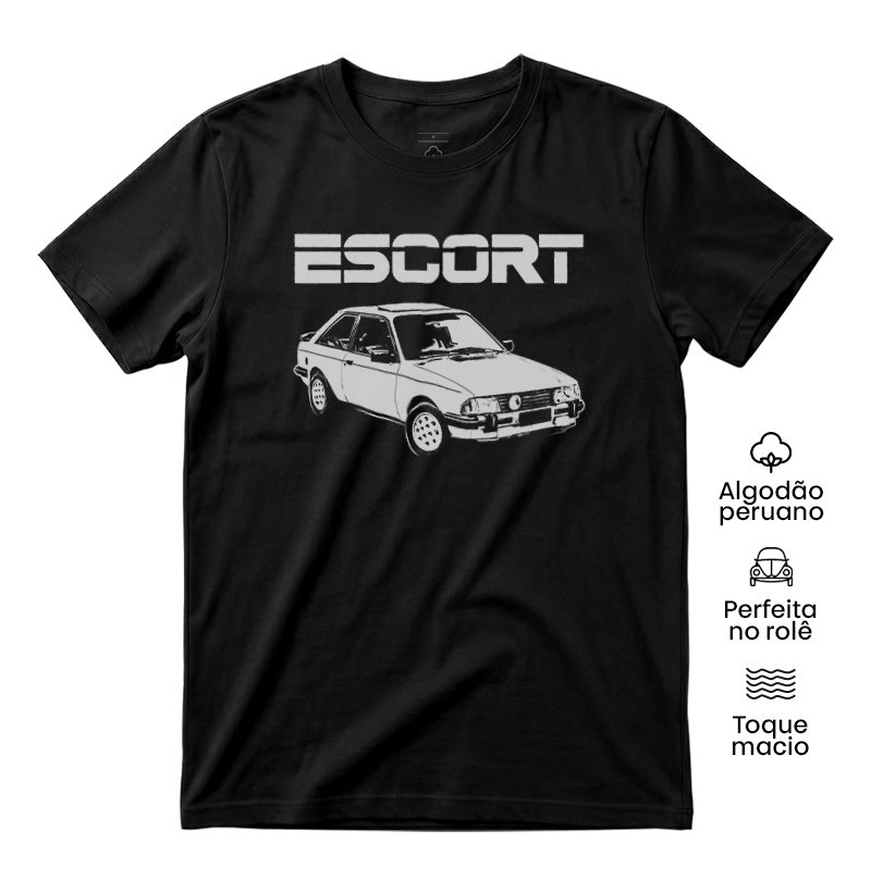 Escort XR3 | Laser - Camiseta Algodão Peruano