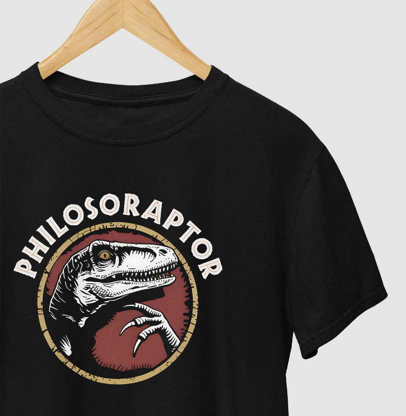 Camiseta Philosoraptor - Camiseta