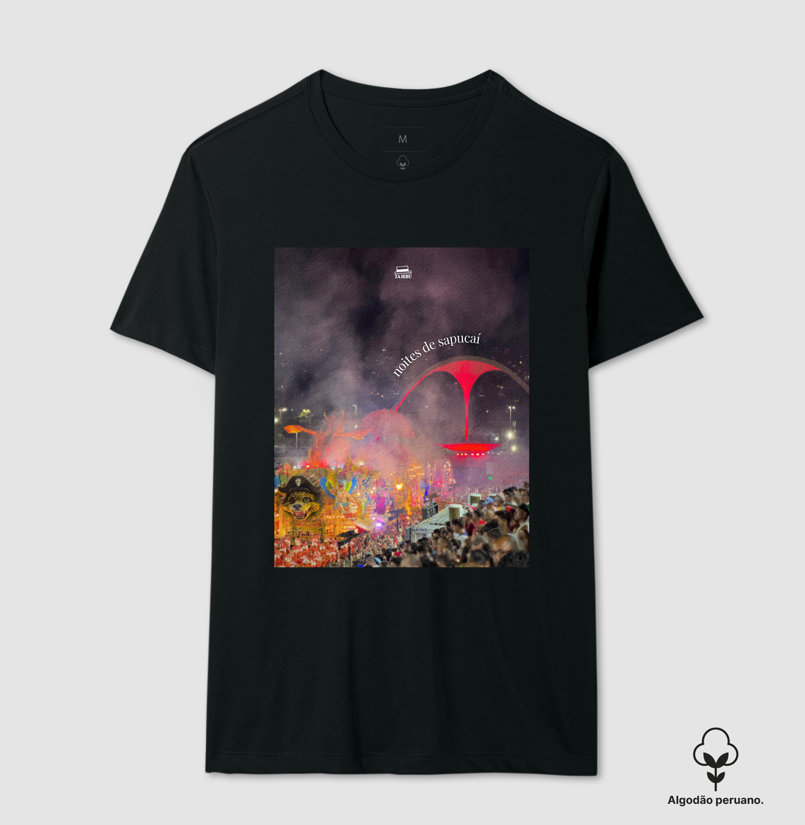 Noites de Sapucaí III - Camiseta Algodão Peruano