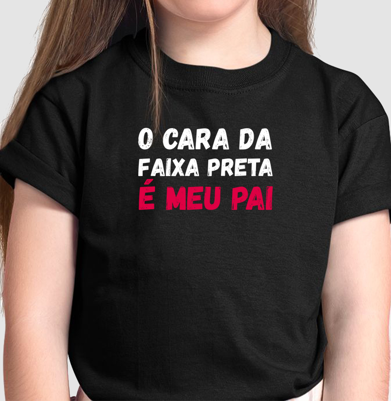 O cara da faixa preta é meu pai