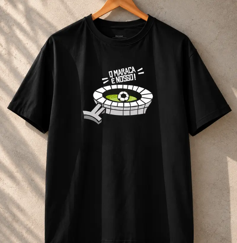 O MARACA É NOSSO  - Camiseta Oversized