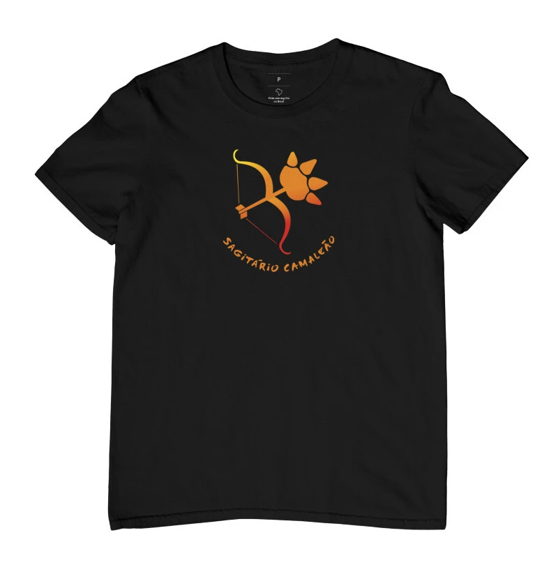 Camiseta Masculina Camaleão Signos - Sagitário