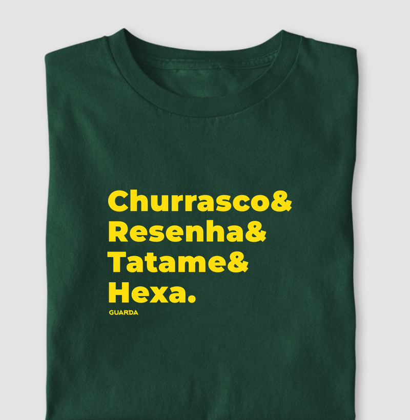 Churrasco& Resenha& Tatame& Hexa