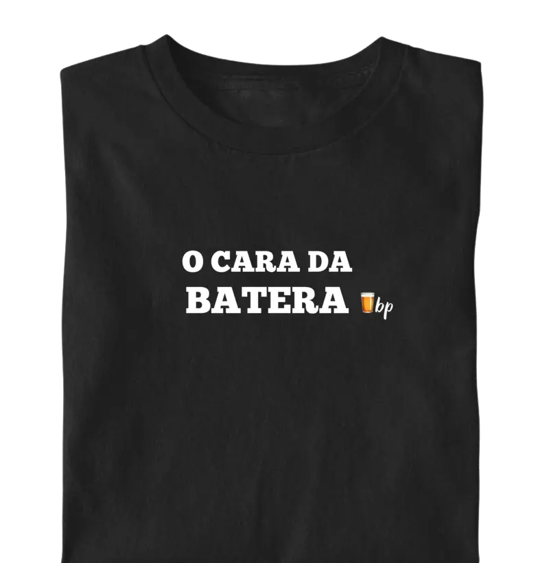 O cara da bateria