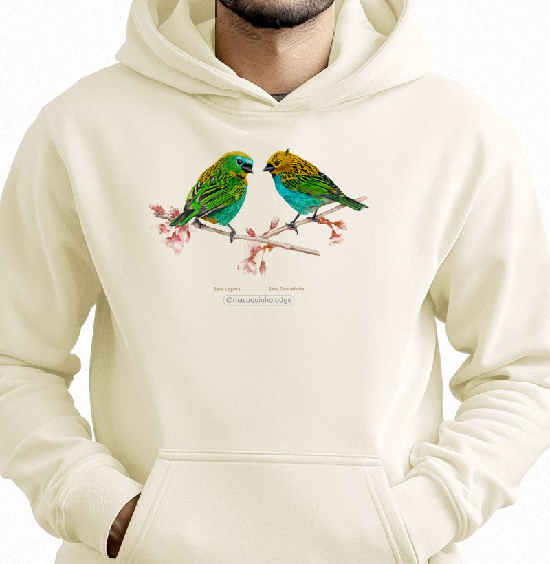 Colab Rev&Mac - Saíras Lagarta e Douradinha - Moletom Hoodie