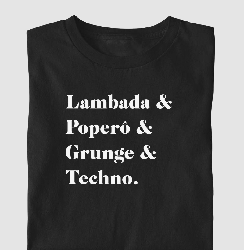 Lambada, Poperô, Grunge e Techno (estilos musicais)