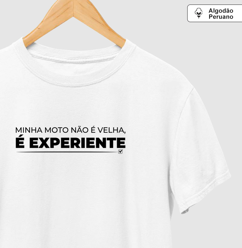 Minha moto não é velha, é experiente