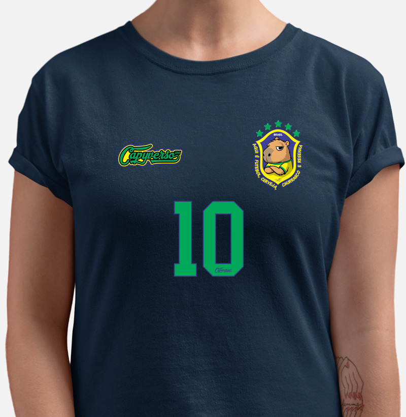 Camiseta Capyverso aqui é Brasil
