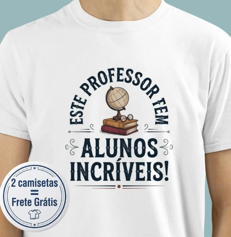 Camiseta Premium Professor/Pedagogo