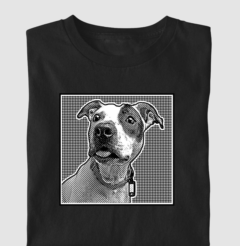 Pit Bull no estilo minimalista