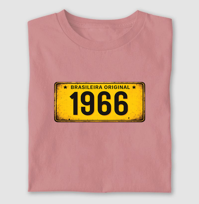 BRASILEIRA PLACA ANTIGA 1966