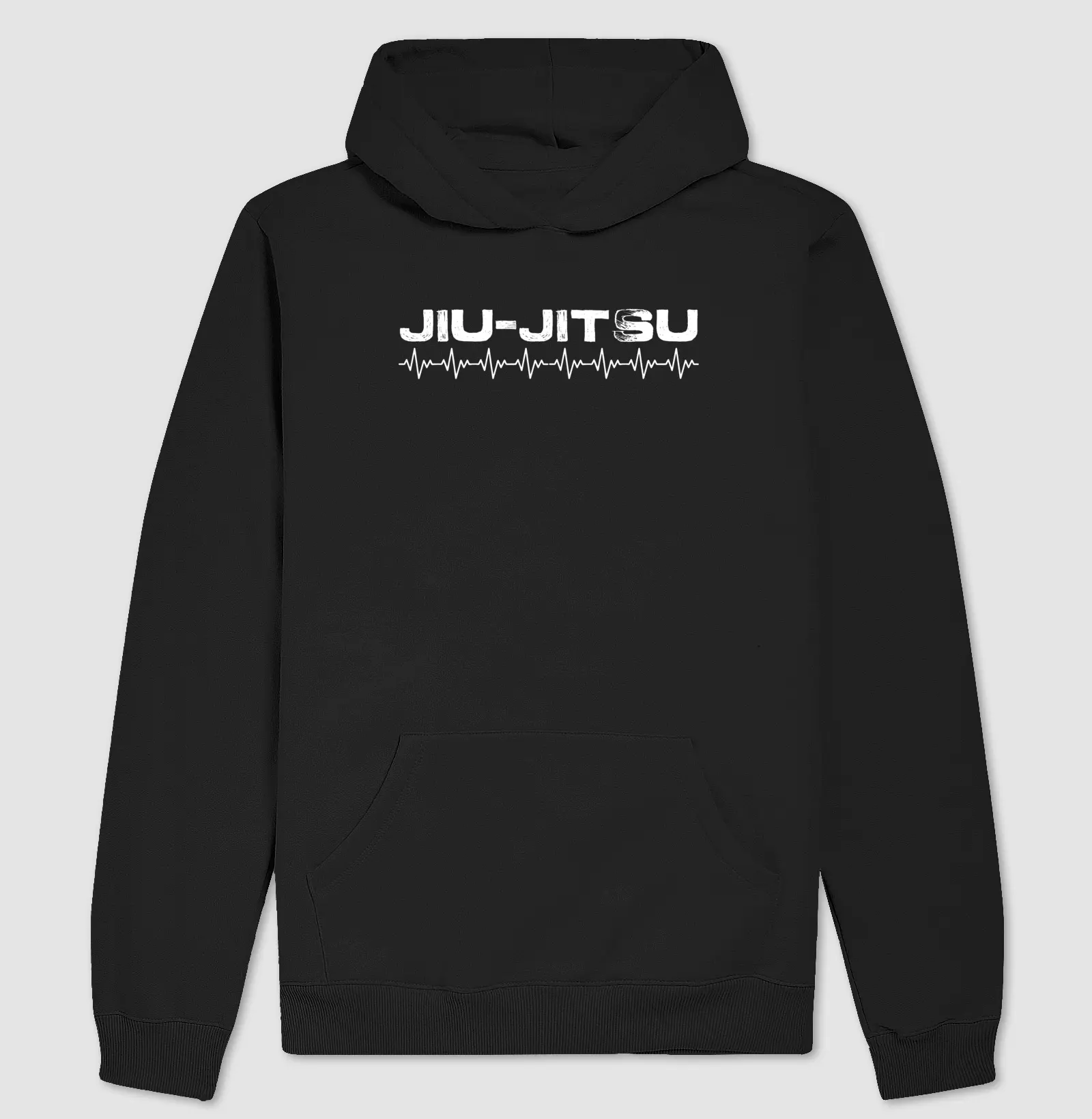 Moletom com Capuz Batimento Cardiaco Jiu-Jitsu