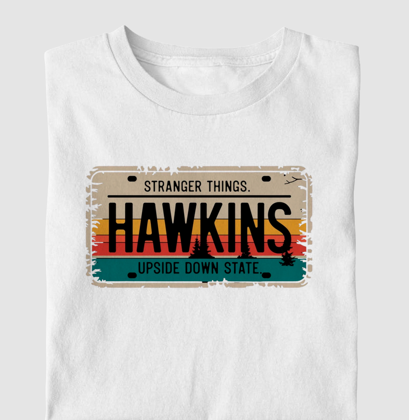 Placa Hawkins - Stranger Things