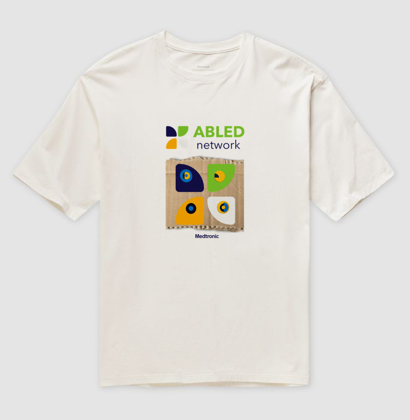 Abled Branca - Camiseta Oversized