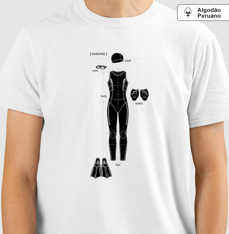 Camiseta Algodão Peruano - Raia Nove - Anatomy