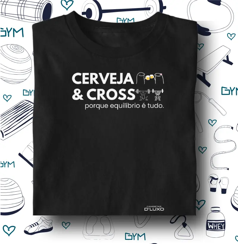 Cerveja e Cross porque equilíbrio é tudo