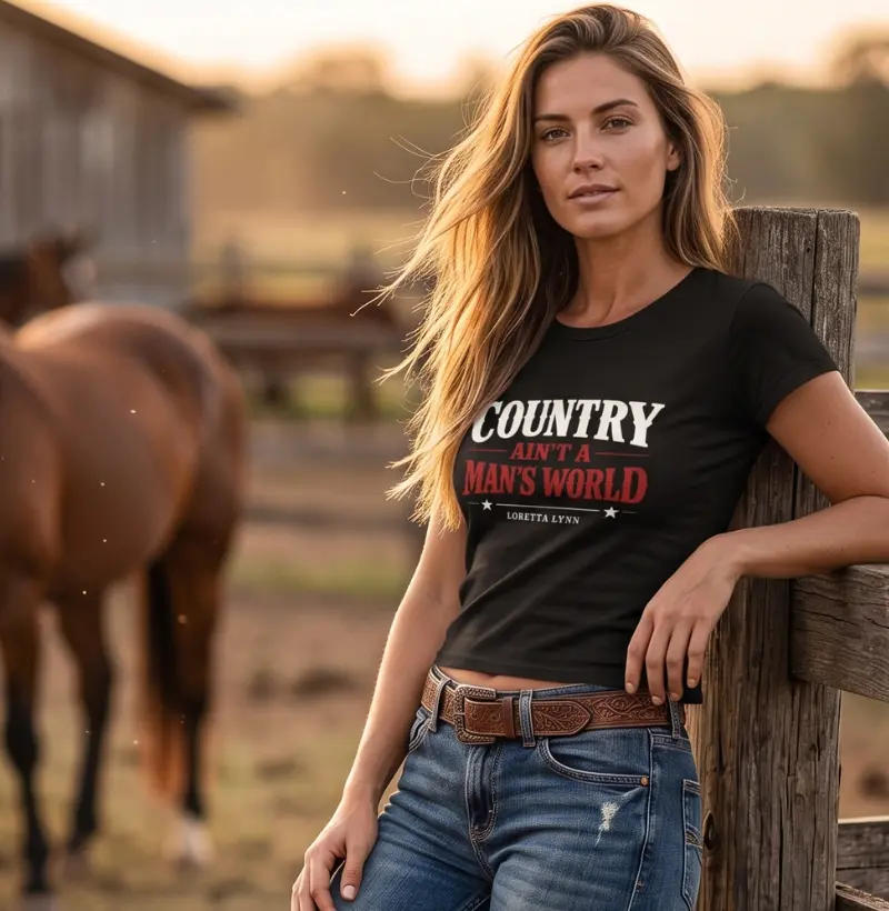 Baby Look Country Ain’t a Man’s World