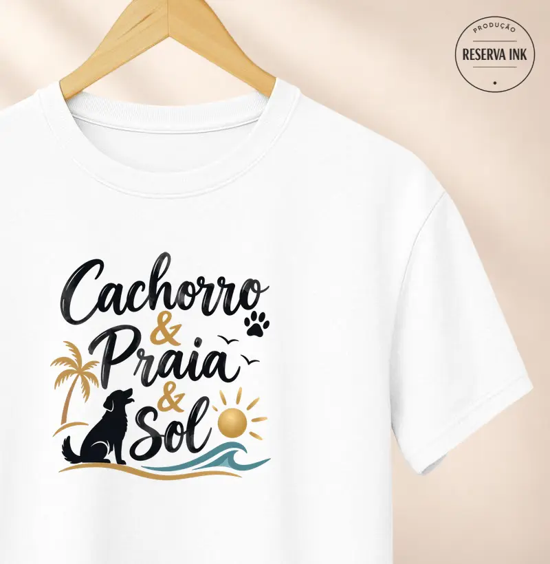 Cachorro & Praia & Sol