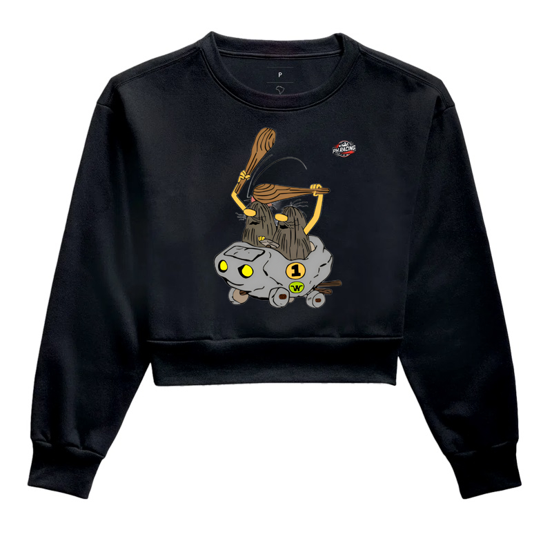 Cropped Moletom- Irmãos Rocha Corrida Maluca