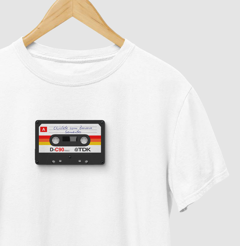 Camiseta Axé Chiclete Fita Cassete