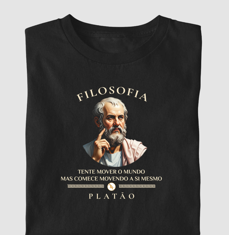 O Primeiro Movimento - Platão | Estampa Filosófica Exclusiva