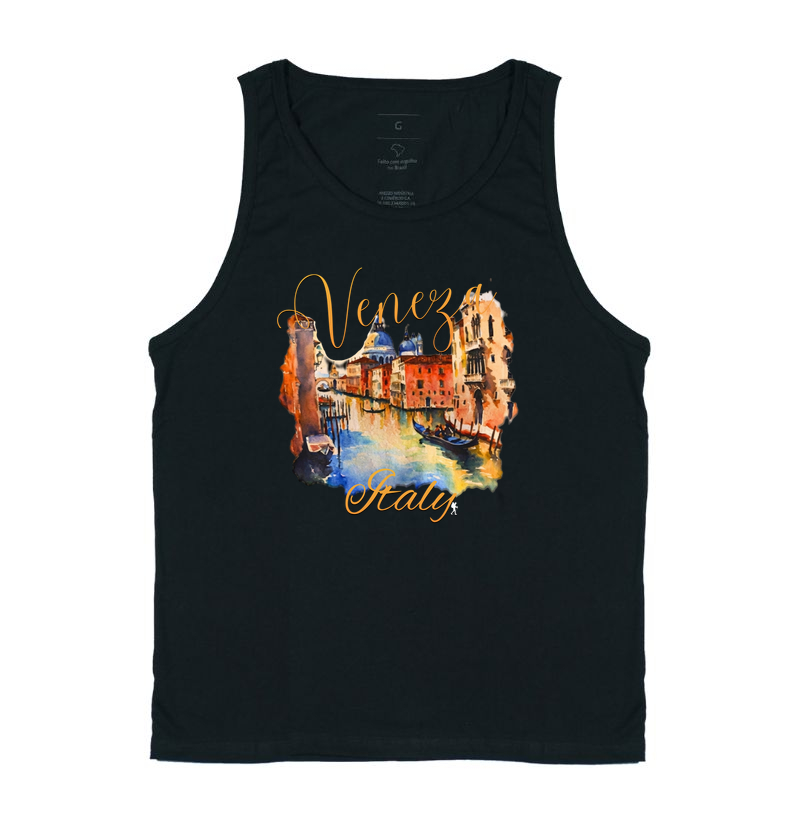 Camiseta Veneza Aquarela Vintage – Fashion Travel Itália | Excursionista