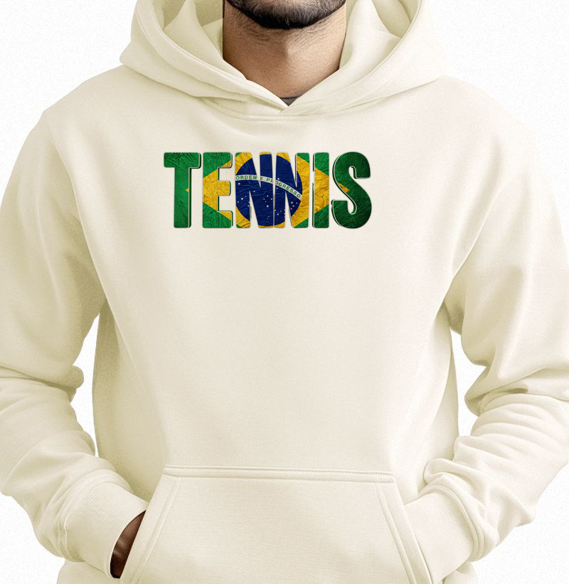 Tennis - Copa é Brasil! Moletom com capuz