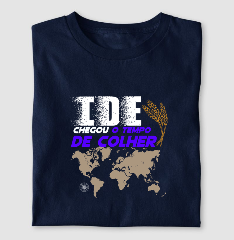 Camiseta Cristã Ide Tempo de Colher | Milagree