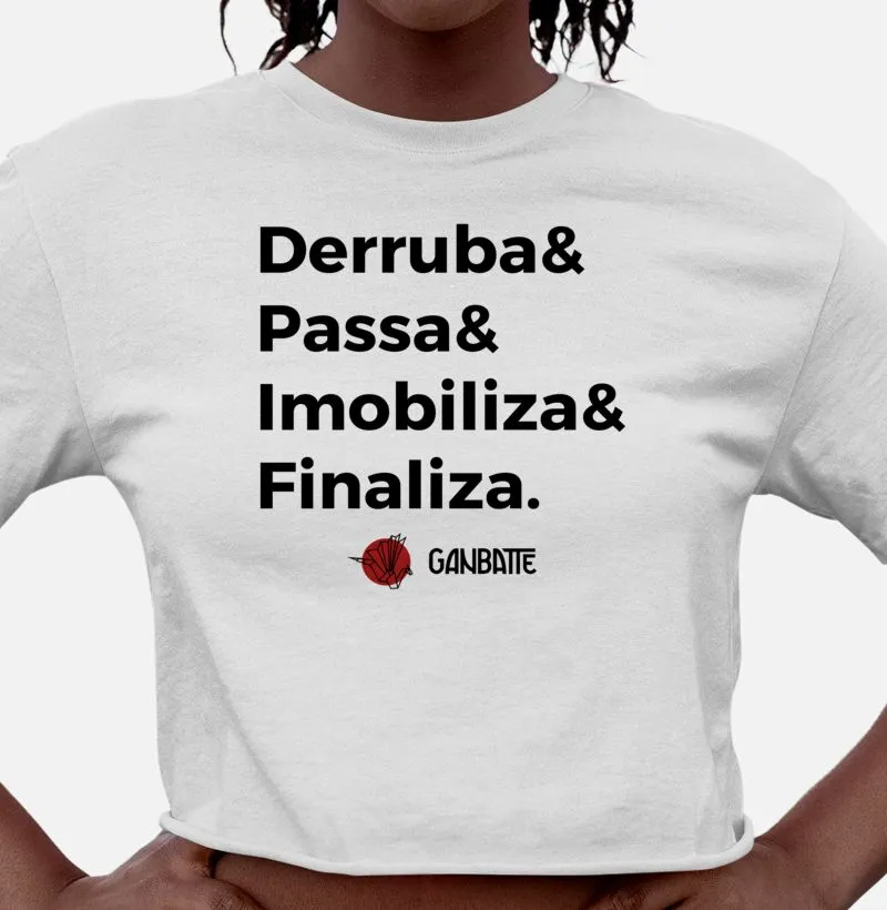 Derruba, passa, imobiliza e finaliza