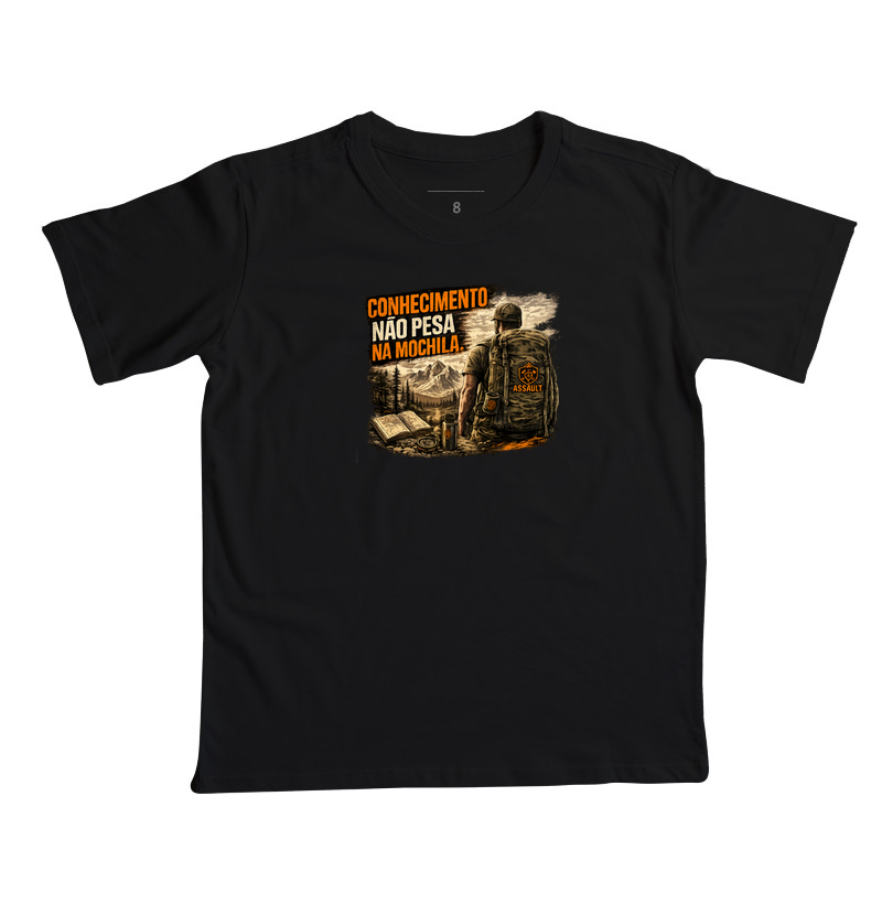 Conhecimento Não Pesa - Camiseta Infantil