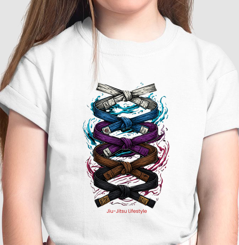 Evolução Faixas - Jiu-Jitsu Lifestyle - Infantil