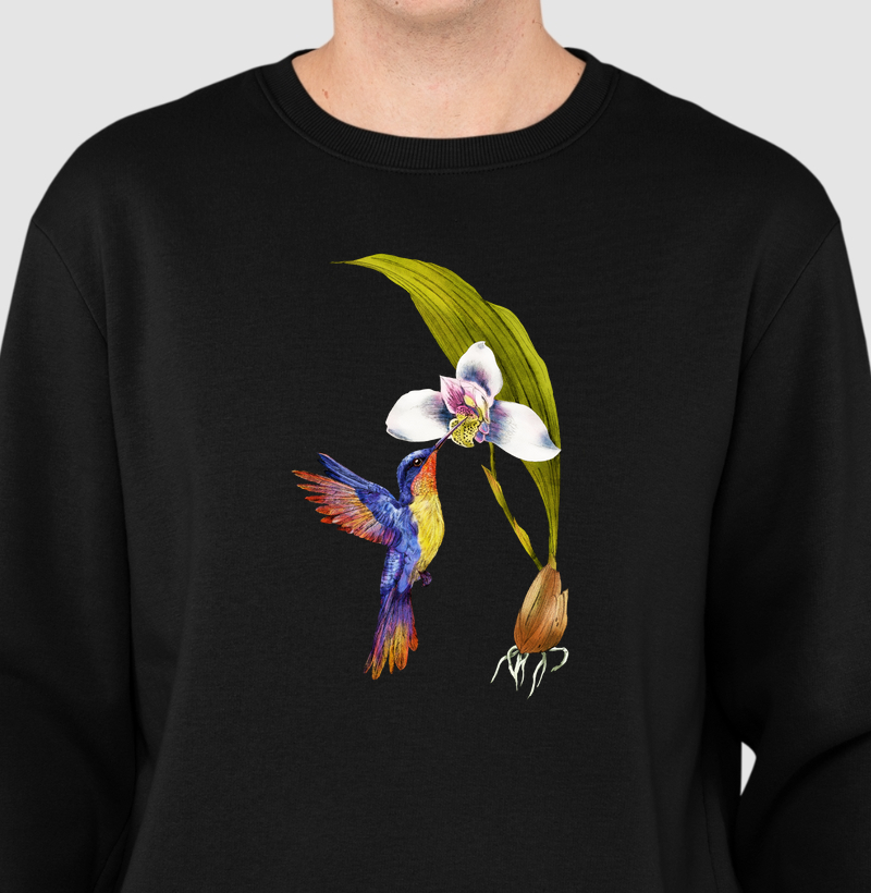 Beija-Flor Orquidea - Moletom