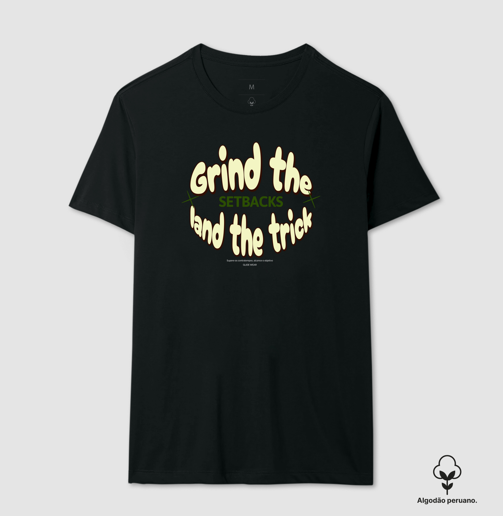 Camiseta Premium Grind The Sedback Land The Trick 