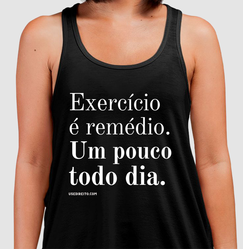 Exercício é remédio Um pouco todo dia 