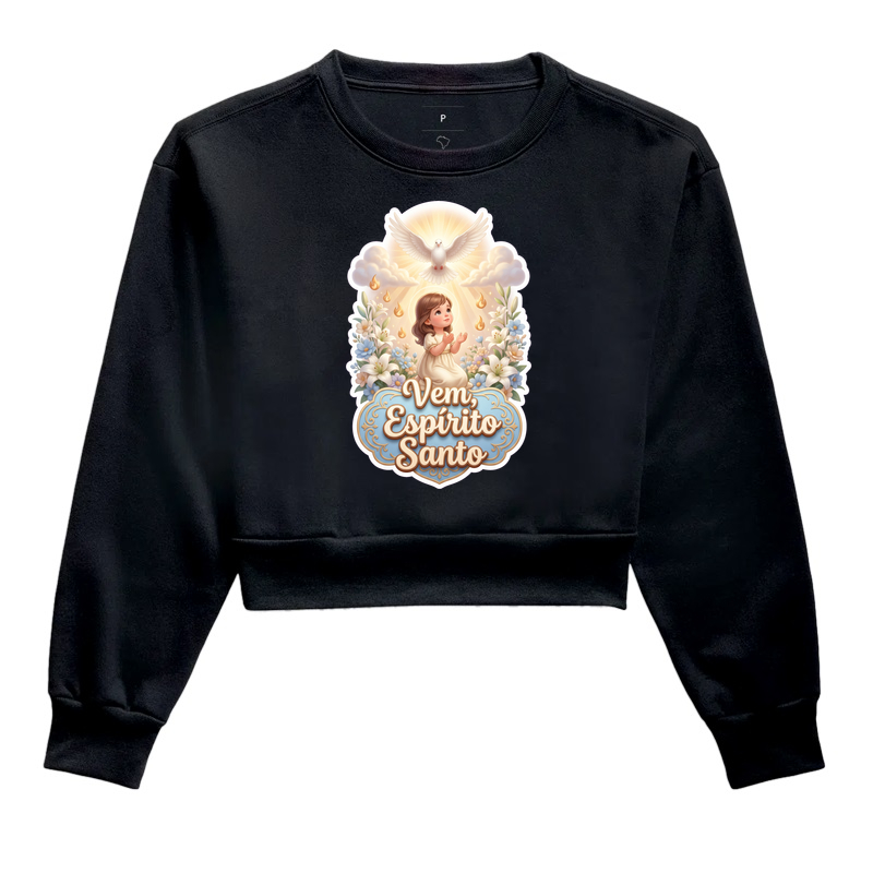 Vem Espirito Santo - Cropped Moletom
