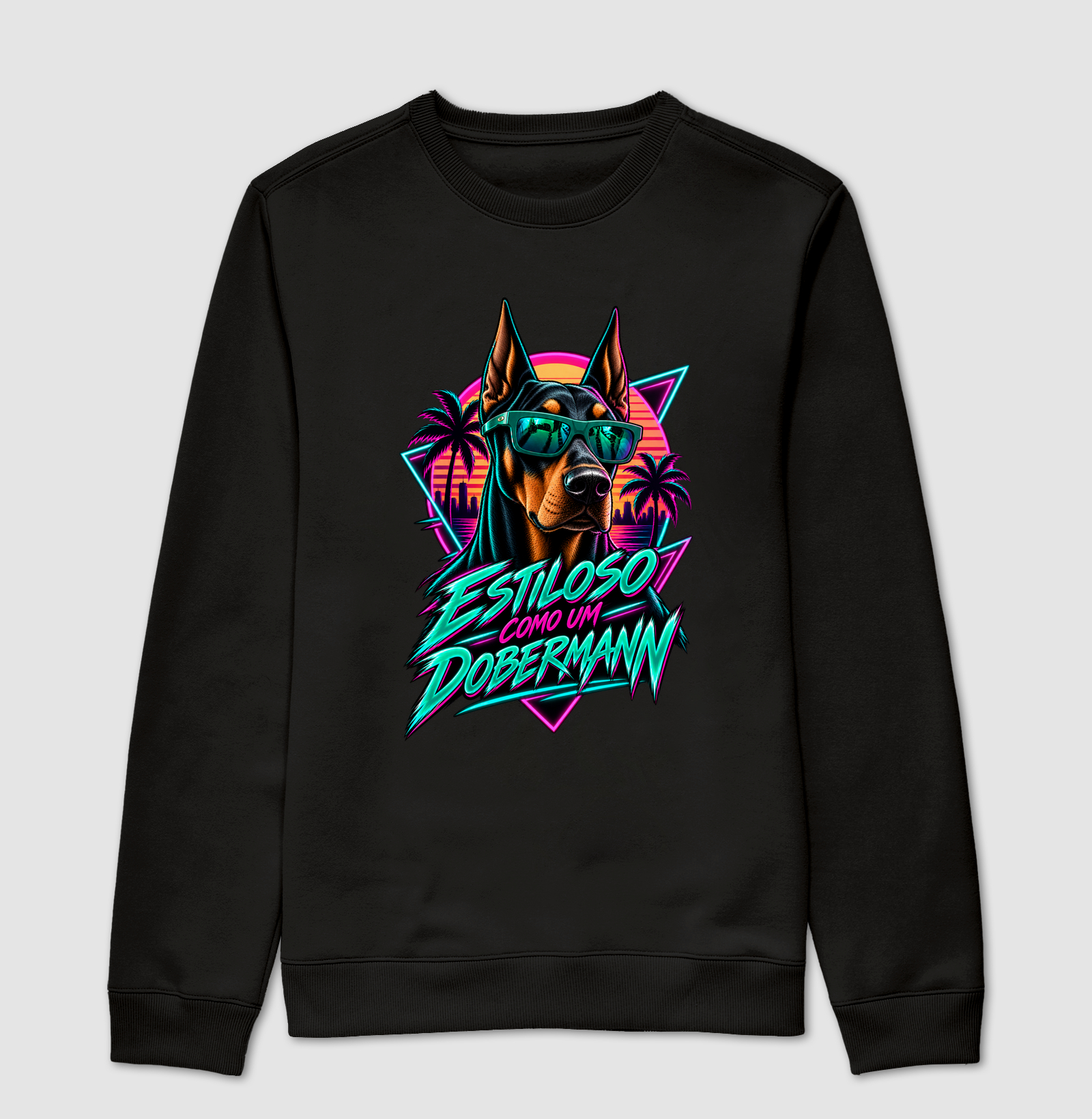 Estilso como um Dobermann - Suéter Moletom
