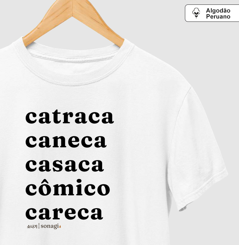 Camiseta Catraca Caneca