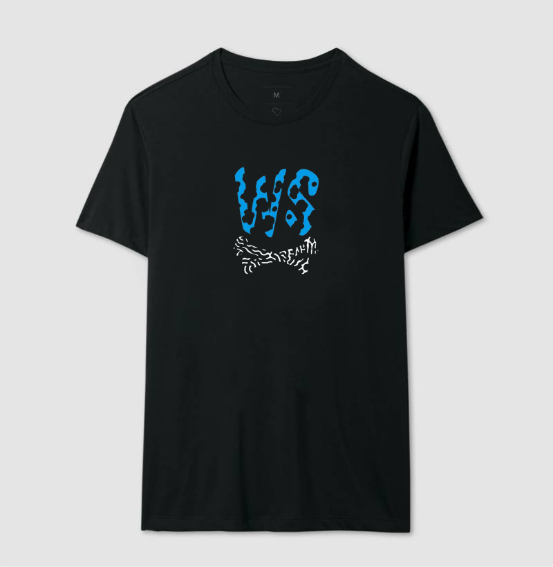 Camiseta Wodskull WS Animal Print Blue
