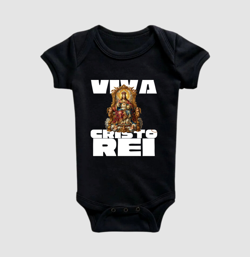 Viva Cristo Rei - Body infantil