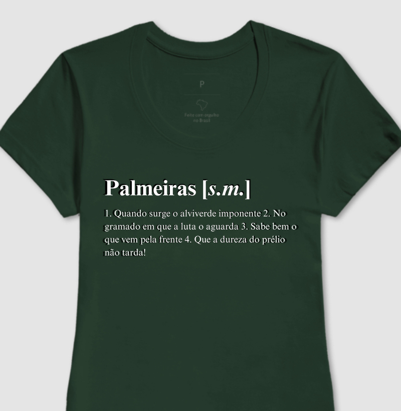 Camiseta Palmeiras Feminina
